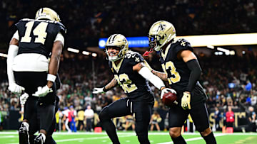 New Orleans Saints safety Tyrann Mathieu, a former Super Bowl champion Chief, has two interceptions, a forced fumble and a fumble recovery this season. 
