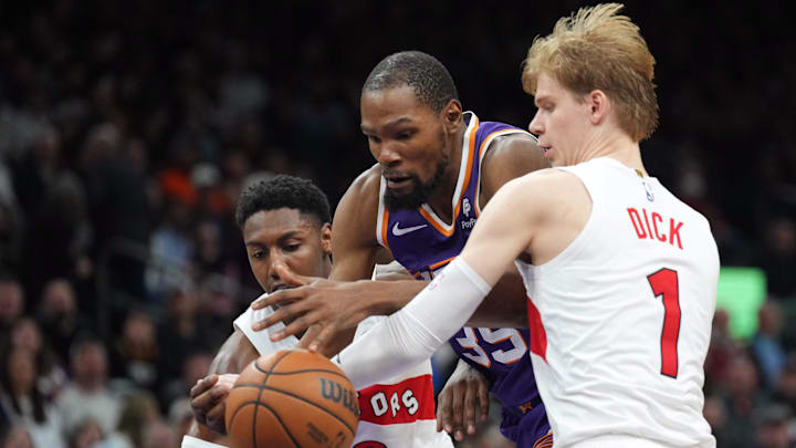 RJ Barrett, Kevin Durant, Gradey Dick