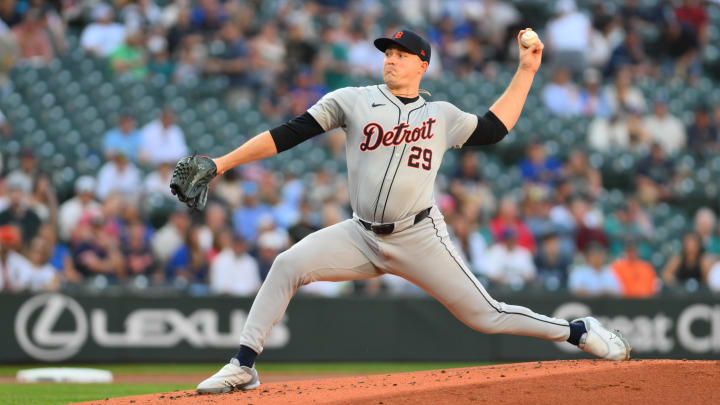 Detroit Tigers starting pitcher Tarik Skubal.