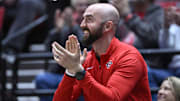 San Diego State Aztecs football coach Sean Lewis.