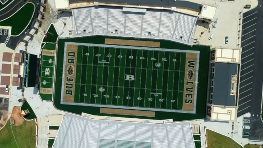 Buford High School's new football stadium is outstanding. | Screenshot via @buford_football on IG.