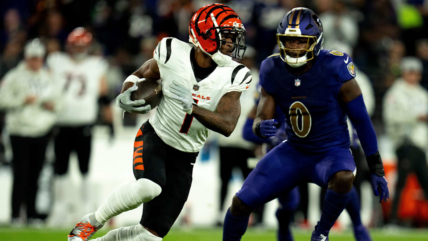 Ja’Marr Chase Posts Top 10 WR Fantasy Football Point Total Ever on Thursday Night