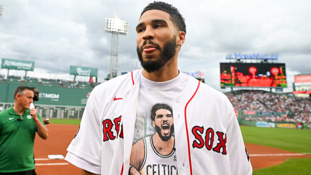 Jayson Tatum brought back an old look at Team USA practice