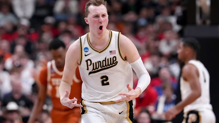 Purdue guard Fletcher Loyer can get hot from three-point range.