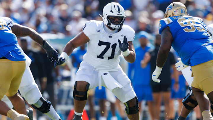 Penn State offensive tackle Olaivavega Ioane