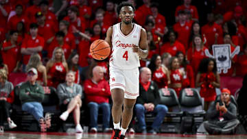 Houston Cougars guard L.J. Cryer (4).