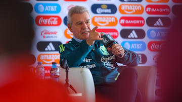 Mexico National Team Coach Javier Aguirre Attends A Press Conference