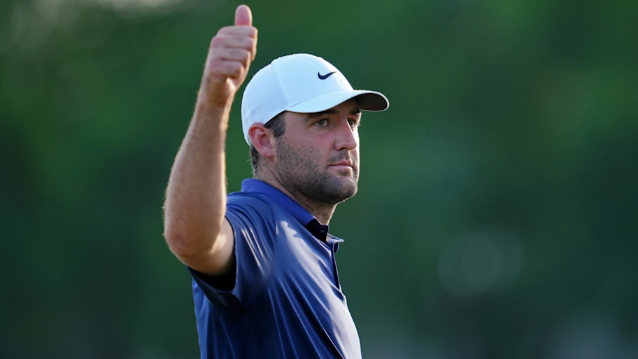 Scheffler prevailed by five shots at Quail Hollow. | Aaron Doster-Imagn Images