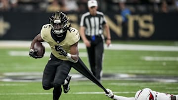 New Orleans Saints running back Kendre Miller