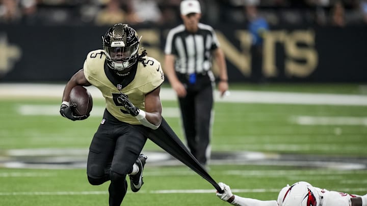 New Orleans Saints running back Kendre Miller