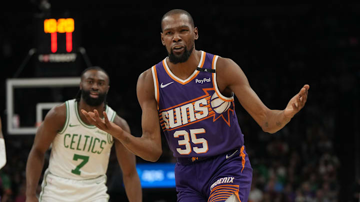 Phoenix Suns forward Kevin Durant on Mar 26, 2025.