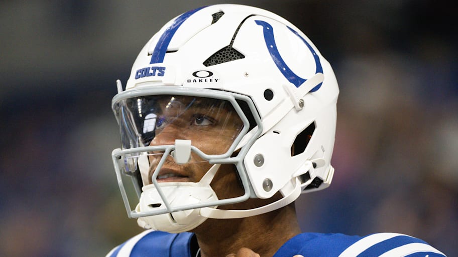 Colts quarterback Anthony Richardson will not compete in the team's final preseason game. | Robert Goddin-Imagn Images