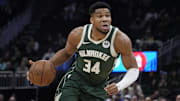 Milwaukee Bucks forward Giannis Antetokounmpo remains sidelined, but it's speculated that he's going to request a trade if his team's struggles continue.