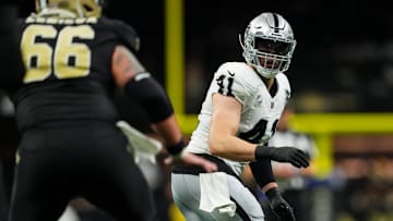 Las Vegas Raiders LB Robert Spillane.