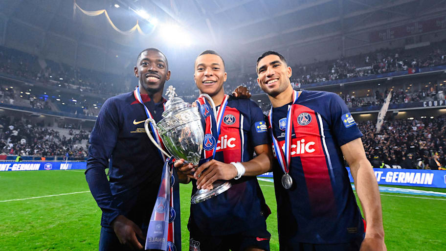 Ousmane Dembélé, Kylian Mbappé, Achraf Hakimi