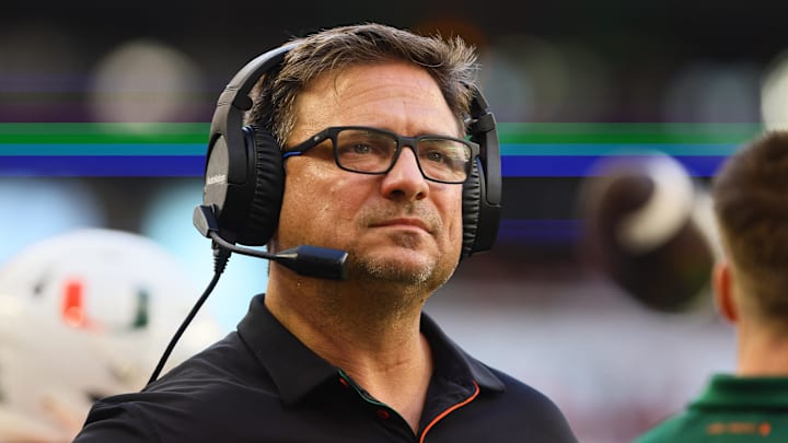 Miami Hurricanes offensive coordinator Shannon Dawson