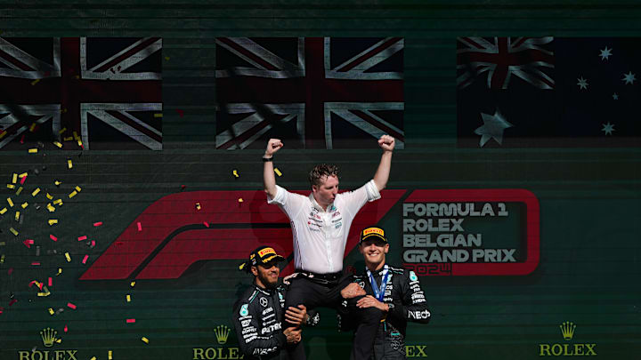 George Russell, Lewis Hamilton, Joseph McMillan, Formula 1