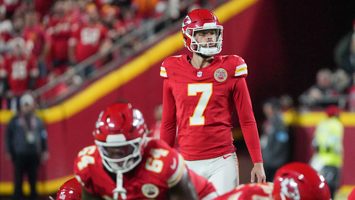 Harrison Butker's OVER/UNDER for field goals made is set at 1.5 for Super Bowl 59.