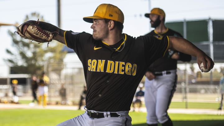 San Diego Padres pitcher Robby Snelling