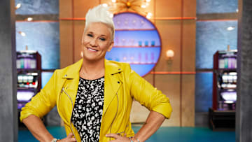 Host Anne Burrell, as seen on Vegas Chef Prizefight, Season 1. photo provided by Food Network