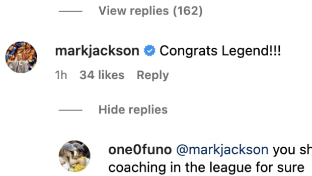 Mark Jackson's Comment