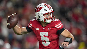 Carter Smith, Wisconsin Badgers. (Mandatory Credit: Jeff Hanisch-Imagn Images)