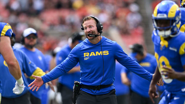 Los Angeles Rams Sean McVay v Cleveland Browns - NFL Preseason 2025
