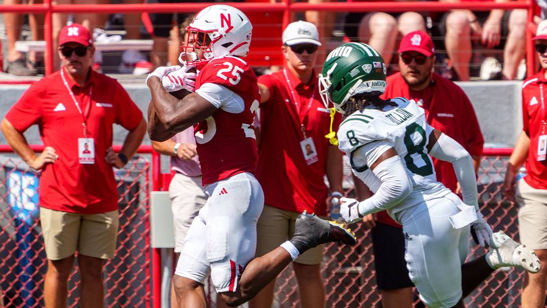 Jamal Rule scores on a 24-yard pass play during the second quarter. Jamal Rule scores on a 24-yard pass play during the second quarter.