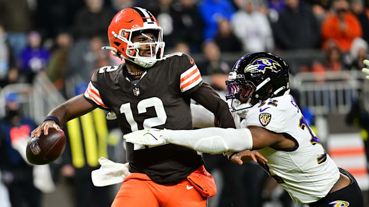The Ravens pulled out the perfect picture of Shedeur Sanders after the Browns upset the Steelers. 