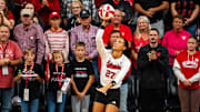Nebraska Cornhuskers outside hitter Harper Murray. 