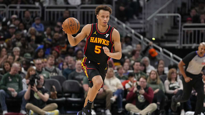 Atlanta Hawks guard Dyson Daniels was named the NBA's Most Improved Player during the 2024-25 season. Atlanta Hawks guard Dyson Daniels was named the NBA's Most Improved Player during the 2024-25 season.