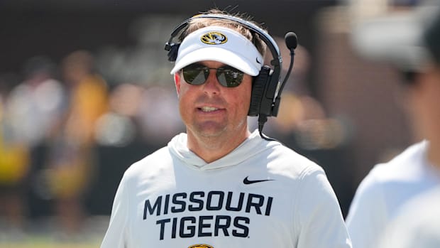 Missouri Tigers coach Eli Drinkwitz