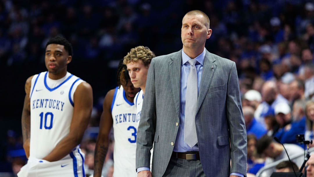 Kentucky Wildcats head coach Mark Pope 