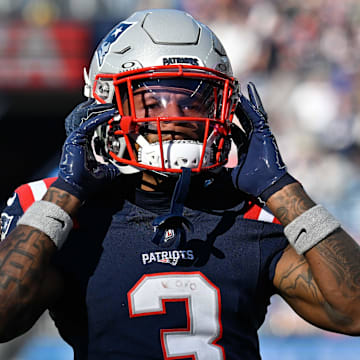 New England Patriots wide receiver DeMario Douglas.