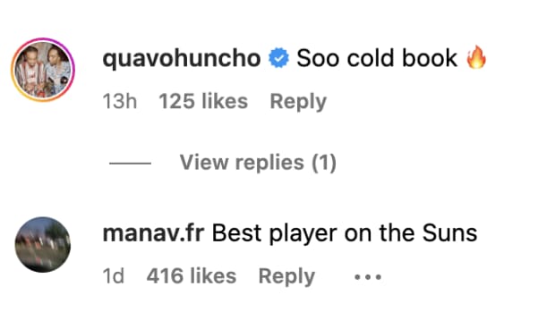 Quavo's Comment