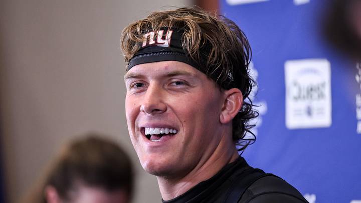 New York Giants quarterback Jaxson Dart 