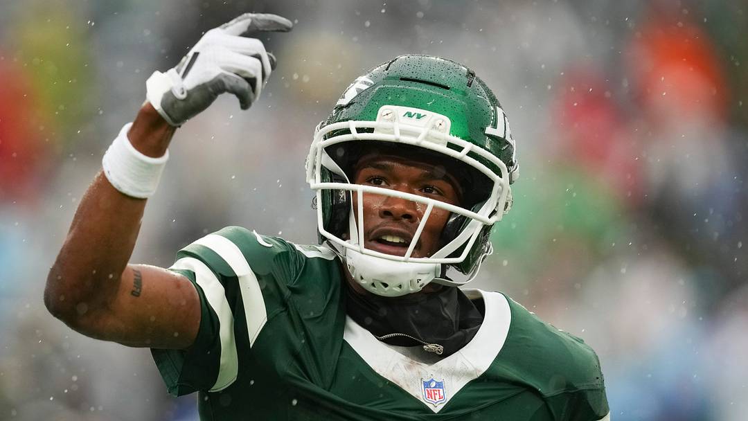 New York Jets wide receiver Garrett Wilson 