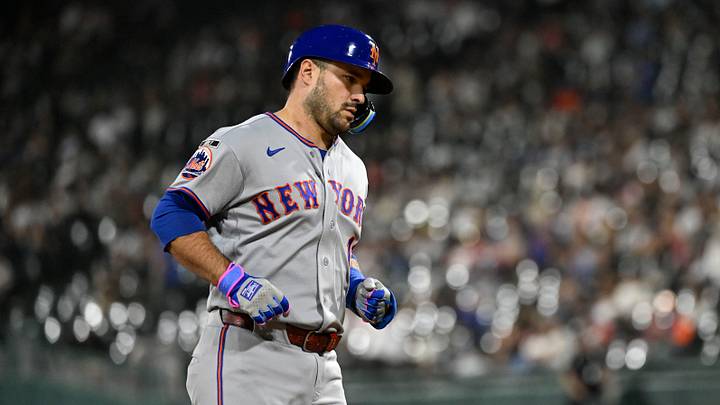 Aug 22, 2026; Chicago, Illinois, USA;  New York Mets designated hitter Luis Torrens (13) runs the bases  after he hits a two run home run against the Chicago White Sox during the ninth inning at Rate Field.  Mandatory Credit: Matt Marton-Imagn Images
