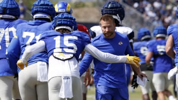 Los Angeles Rams & Dallas Cowboys Joint Practice. Sean McVay