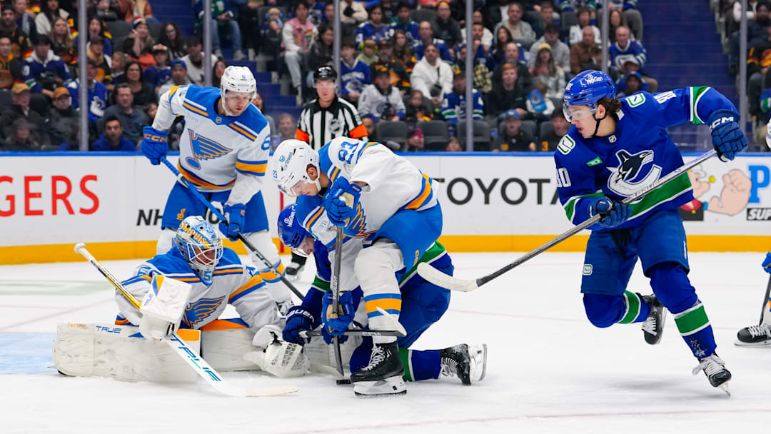 St. Louis Blues v Vancouver Canucks St. Louis Blues v Vancouver Canucks