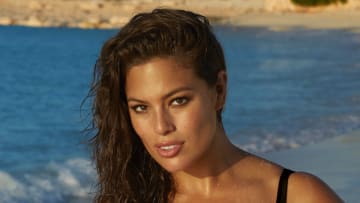 Ashley Graham was photographed by James Macari in Turks and Caicos.