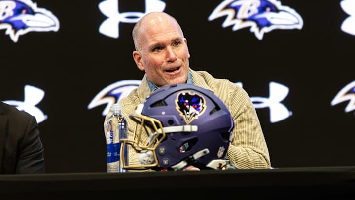 Baltimore Ravens general manager Eric DeCosta