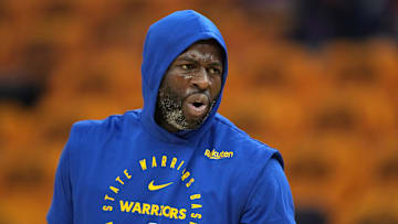 Golden State Warriors forward Draymond Green during the 2025 NBA Playoffs against the Houston Rockets.