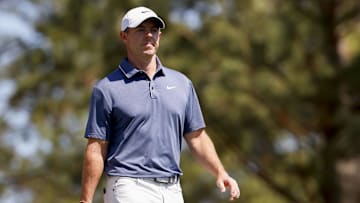 Rory McIlroy during the final round of the 2025 Masters at Augusta National Golf Club