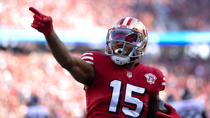 San Francisco 49ers wide receiver Jauan Jennings (15)