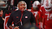 Jun 14, 2025; St. Louis, MO, USA; DC Defenders head coach Shannon Harris takes the field ahead of the 2025 UFL Championship against the Michigan Panthers at The Dome at America’s Center. Mandatory Credit: Jeff Le-Imagn Images