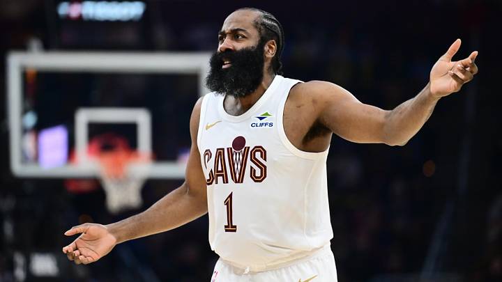 Cleveland Cavaliers guard James Harden.