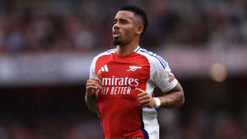 Gabriel Jesus missed Arsenal's 2-0 victory over Aston Villa
