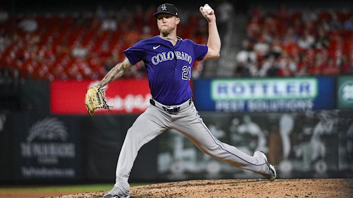 Kyle Freeland will begin throwing. 