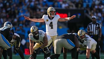 New Orleans QB Derek Carr will try to lead Saints (2-7) to their first win since Sept. 15 when they host NFC South leading Atlanta (6-3) Sunday.